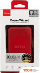 Внешний аккумулятор Yoobao P10W (КРАСНЫЙ) (374335)