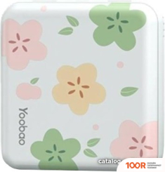 Внешний аккумулятор Yoobao M4 MINI (БЕЛЫЙ, ЦВЕТОК) (374325)
