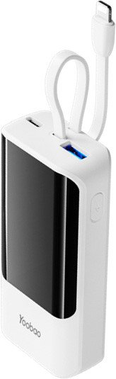 Внешний аккумулятор Yoobao LS10 LIGHTNING 10000MAH (БЕЛЫЙ) (374320)