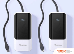 Внешний аккумулятор Yoobao LS10 LIGHTNING 10000MAH (БЕЛЫЙ) (374320)