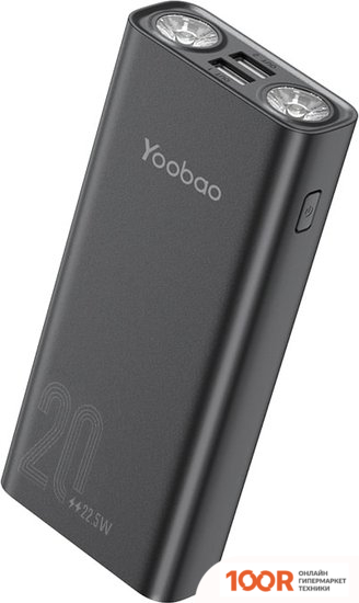 Внешний аккумулятор Yoobao H2Q (ЧЕРНЫЙ) (374286)