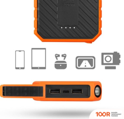Внешний аккумулятор Xtorm XR101 10000MAH (ЧЕРНЫЙ/ОРАНЖЕВЫЙ) (374270)