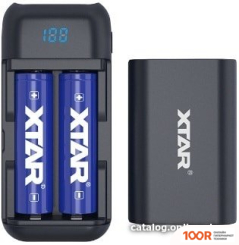 Внешний аккумулятор XTAR PB2C (ЧЕРНЫЙ) (374261)