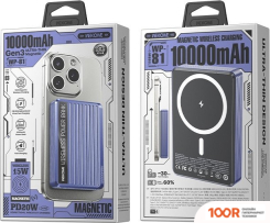 Внешний аккумулятор Wekome WP-81 10000MAH (СИНИЙ) (374257)