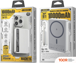 Внешний аккумулятор Wekome WP-81 10000MAH (СЕРЫЙ) (374256)