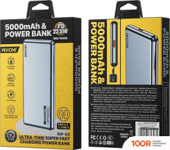 Внешний аккумулятор Wekome WP-60 5000MAH (СЕРЕБРИСТЫЙ) (374253)