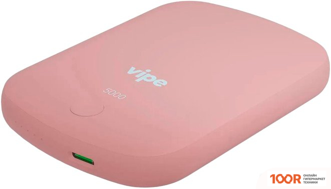Внешний аккумулятор Vipe JAKE 5000MAH (РОЗОВЫЙ) (374233)