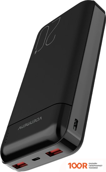 Внешний аккумулятор VDENMENV DP37 20000MAH (ЧЕРНЫЙ) (374228)