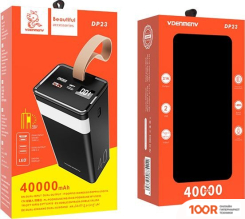 Внешний аккумулятор VDENMENV DP23 40000MAH (ЧЕРНЫЙ) (374225)