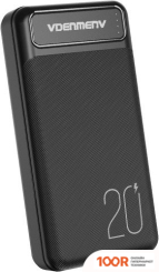 Внешний аккумулятор VDENMENV DP10 20000MAH (ЧЕРНЫЙ) (374224)