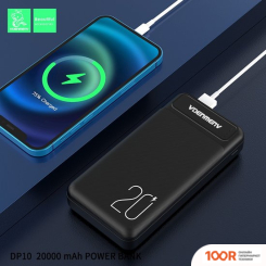 Внешний аккумулятор VDENMENV DP10 20000MAH (ЧЕРНЫЙ) (374224)