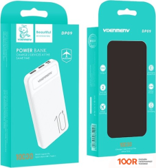 Внешний аккумулятор VDENMENV DP09 10000MAH (БЕЛЫЙ) (374223)