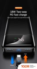 Внешний аккумулятор Usams US-CD103 PB38 30000МАЧ (ЧЕРНЫЙ) (374213)