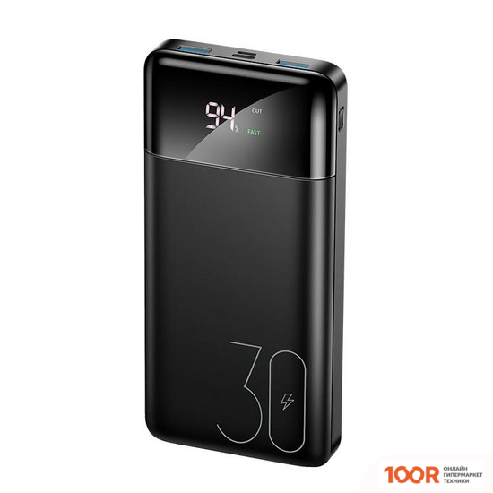 Внешний аккумулятор Usams US-CD103 PB38 30000МАЧ (ЧЕРНЫЙ) (374213)