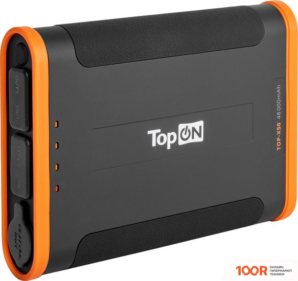 Внешний аккумулятор TopON TOP-X50 (ЧЕРНЫЙ/ОРАНЖЕВЫЙ) (374185)