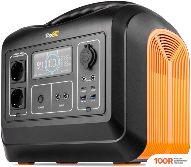 Внешний аккумулятор TopON TOP-X1800 (ЧЕРНЫЙ/ОРАНЖЕВЫЙ) (374181)