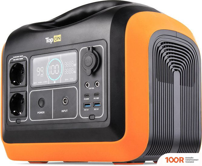 Внешний аккумулятор TopON TOP-X1200 (ЧЕРНЫЙ/ОРАНЖЕВЫЙ) (374180)