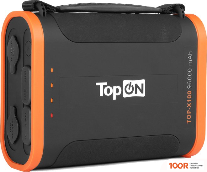 Внешний аккумулятор TopON TOP-X100 (ЧЕРНЫЙ/ОРАНЖЕВЫЙ) (374178)