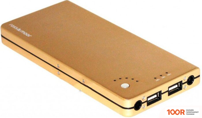 Внешний аккумулятор Ross and Moor PB-12000 (ЗОЛОТИСТЫЙ) (374136)