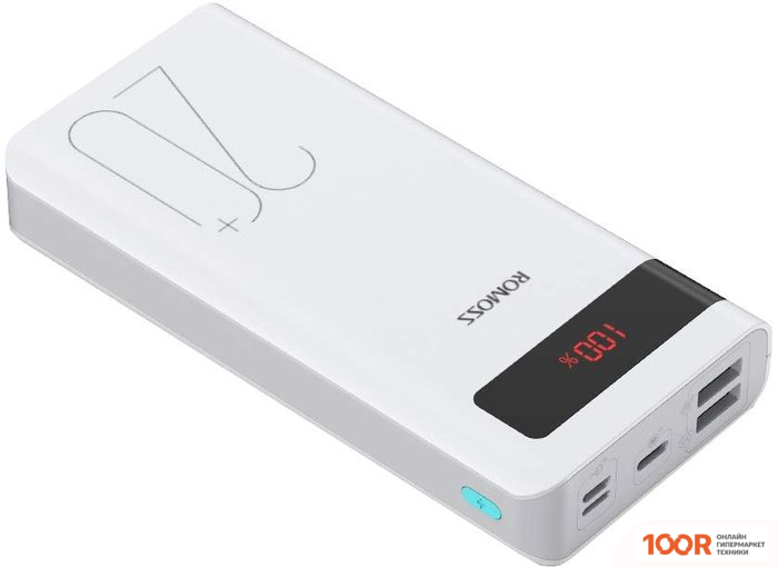 Внешний аккумулятор Romoss SENSE 6PS+ (БЕЛЫЙ) (374125)