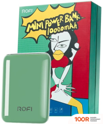 Внешний аккумулятор Rofi MINI SERIES 10000 (ЗЕЛЕНЫЙ) (374109)