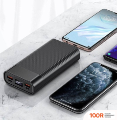 Внешний аккумулятор Rock Space P82 PD 20000MAH (ЧЕРНЫЙ) (374102)