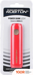 Внешний аккумулятор Robiton LI3.4 (РОЗОВЫЙ) (374086)