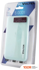 Внешний аккумулятор Revolter 5000 МАЧ (БИРЮЗОВЫЙ) (374077)