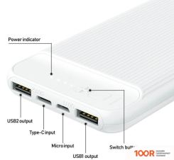 Внешний аккумулятор Remax RPP-159 (БЕЛЫЙ) (374063)