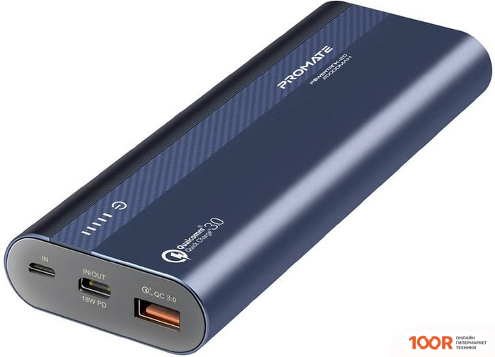 Внешний аккумулятор Promate POWERTANK-20 20000MAH (СИНИЙ) (374019)