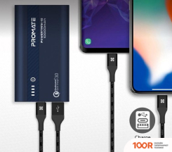 Внешний аккумулятор Promate POWERTANK-10 10000MAH (СИНИЙ) (374015)