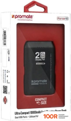 Внешний аккумулятор Promate FORCE-10 10000MAH (ЧЕРНЫЙ) (374012)