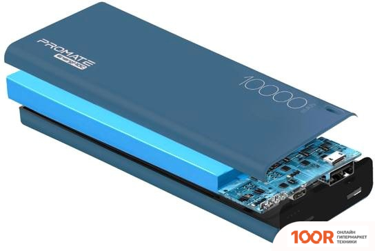 Внешний аккумулятор Promate ENERGI-10C 10000MAH (СИНИЙ) (374008)