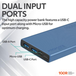 Внешний аккумулятор Promate BOLT-10 10000MAH (СИНИЙ) (374003)