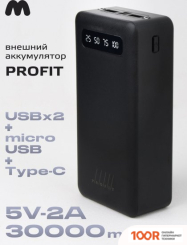 Внешний аккумулятор Profit R3001 30000MAH (ЧЕРНЫЙ) (373995)