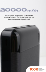 Внешний аккумулятор Profit R2008 20000MAH (ЧЕРНЫЙ) (373994)