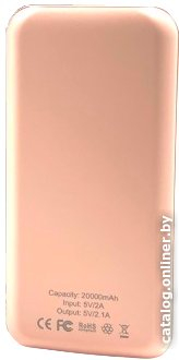 Внешний аккумулятор Profit IS-M07 20000MAH (РОЗОВЫЙ) (373993)