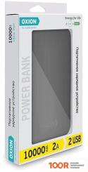 Внешний аккумулятор Oxion ULTRA THIN 10000 (ЧЕРНЫЙ) (373954)