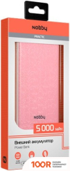 Внешний аккумулятор Nobby PRACTIC PIXEL 05-06 (РОЗОВЫЙ) (373934)
