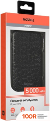 Внешний аккумулятор Nobby PRACTIC PIXEL 05-05 (ЧЕРНЫЙ) (373933)