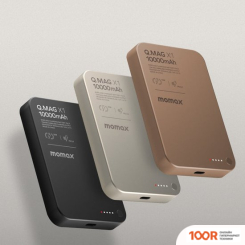 Внешний аккумулятор Momax Q.MAG X1 MAGNETIC IP117A 10000MAH (ЧЕРНЫЙ) (373902)