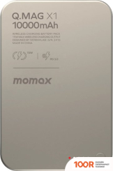Внешний аккумулятор Momax Q.MAG X1 MAGNETIC IP117A 10000MAH (ТИТАНОВЫЙ) (373901)