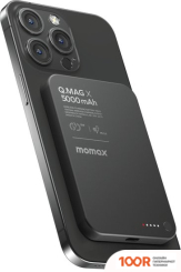 Внешний аккумулятор Momax Q.MAG X MAGNETIC IP116A 5000MAH (ЧЕРНЫЙ) (373899)