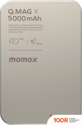 Внешний аккумулятор Momax Q.MAG X MAGNETIC IP116A 5000MAH (ТИТАНОВЫЙ) (373898)