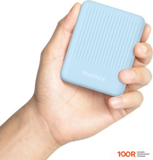 Внешний аккумулятор Momax Q.MAG MINIMAL IP122 5000MAH (ГОЛУБОЙ) (373895)
