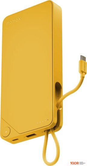 Внешний аккумулятор Momax 1-POWER X BUILT-IN USB-C IP153 20000MAH (ЖЕЛТЫЙ) (373882)