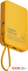 Внешний аккумулятор Momax 1-POWER X BUILT-IN USB-C IP152 10000MAH (ЖЕЛТЫЙ) (373879)