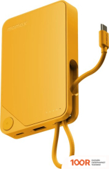 Внешний аккумулятор Momax 1-POWER X BUILT-IN USB-C IP152 10000MAH (ЖЕЛТЫЙ) (373879)