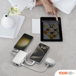 Внешний аккумулятор Momax 1-POWER VITAL+ BUILT-IN USB-C IP138 10000MAH (БЕЛЫЙ) (373874)