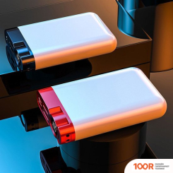 Внешний аккумулятор Kinetic STROM 10000MAH (БЕЛЫЙ/КРАСНЫЙ) (373826)